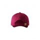 Czapka unisex Malfini 5P 307 nastawialna - garnet