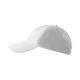 Czapka unisex Malfini 6P 305 nastawialna - biały