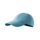 Czapka unisex Malfini 6P 305 nastawialna - błękitny