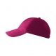 Czapka unisex Malfini 6P 305 nastawialna - fuksjowy