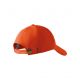 Czapka unisex Malfini 6P 305 nastawialna - pomarańczowy