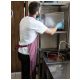 Fartuch PROS 202 w paski - bordowy