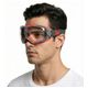 Gogle ochronne 3M GoggleGear GG6001SGAF-RED - czerwony -zdjęcie numer 5