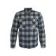 Koszula flanelowa Bennon PIPPO Jacket - khaki/blue -zdjęcie numer 1