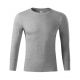 Koszulka unisex Piccolio PROGRESS LS P75 - ciemnoszary melanż