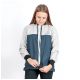 Kurtka bomber PROS SPORTS model 717 dziecięca - beżowo-granatowy