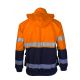 Kurtka multifunkcyjna bomberka PROS model 2821 - pomarańczowy-granatowy