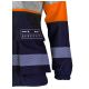 Kurtka multifunkcyjna bomberka PROS model 2821 - pomarańczowy-granatowy