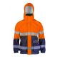 Kurtka multifunkcyjna bomberka PROS model 2821 - pomarańczowy-granatowy