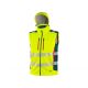 Kurtka ostrzegawcza softshell CXS BEDFORD męska - żółty