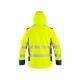 Kurtka ostrzegawcza softshell CXS BEDFORD męska - żółty