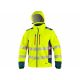 Kurtka ostrzegawcza softshell CXS BEDFORD męska - żółty