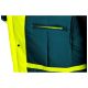Kurtka ostrzegawcza softshell CXS BEDFORD WINTER zimowa męska - żółto-petrol