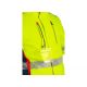 Kurtka ostrzegawcza softshell CXS BEDFORD WINTER zimowa męska - żółto-petrol