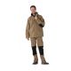 Kurtka parka PLANAM Canvas 320 zimowa - beżowy/czarny