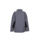 Kurtka parka PLANAM Canvas 320 zimowa - szary/czarny