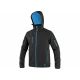 Kurtka softshell CXS DURHAM męska - czarno-niebieski