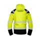 Kurtka softshell ocieplana SEVEN KINGS FLASH HIVI SKF007 - żółty