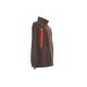 Kurtka softshell PLANAM Basalt Neon dziecięce - oliwkowy/pomarańczowy