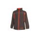 Kurtka softshell PLANAM Basalt Neon dziecięce - oliwkowy/pomarańczowy