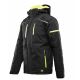 Kurtka softshell SEVEN KINGS Vector ocieplana - czarny/zielony