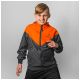 Kurtka sportowa PROS SPORTS model 714 dziecięca - czarno-pomarańczowy