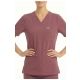 MYNTS V-Neck Pocket Genius – Scrub Top Women WMT001 Terra Rose -zdjęcie numer 2