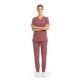MYNTS V-Neck Pocket Genius – Scrub Top Women WMT001 Terra Rose -zdjęcie numer 3