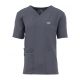MYNTS V-Neck Pocket Genius - ScrubTop Men MMT003 MoonStone Grey -zdjęcie numer 1