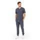 MYNTS V-Neck Pocket Genius - ScrubTop Men MMT003 MoonStone Grey -zdjęcie numer 3