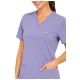 MYNTS V-Neck Two Pockets – Scrub Top Women WMT002 Lavender -zdjęcie numer 3