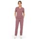 MYNTS V-Neck Two Pockets – Scrub Top Women WMT002 Terra Rose -zdjęcie numer 2