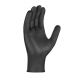 Rękawice nitrylowe teXXor DIAMOND GRIP (50szt.) - czarny -zdjęcie numer 3