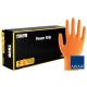 Rękawice nitrylowe warsztatowe THOR Power Grip (50 szt.) - orange