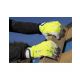 Rękawice wzmacniane skórą ARDON HOBBY REFLEX z blistrem - hi-vis żółty