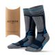 Skarpety Merino 3Kamido OUTDOOR - szaro-granatowy