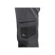Spodnie do pasa CXS SOLIS FLEX - 170-176cm - szary-czarny