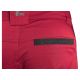 Spodnie do pasa CXS SOLIS FLEX - czerwony-czarny