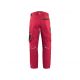 Spodnie do pasa CXS SOLIS FLEX - czerwony-czarny