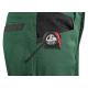 Spodnie do pasa CXS SOLIS FLEX - zielony-czarny