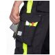 Spodnie do pasa NEON - czarno-żółty - 183-190cm