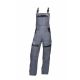 Spodnie ogrodniczki COOL TREND - szaro-czarny - 176-182cm