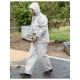 Ubranie wodoochronne PROS Model 101/001 - biały -zdjęcie numer 3