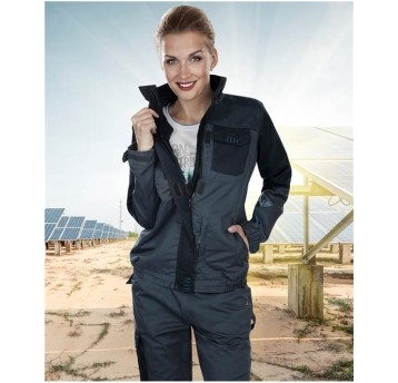 Bluza 4TECH 01 damska - szaro-czarny - 164-172cm