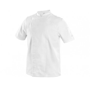 Bluza kucharska męska krótki rękaw Rondon CXS CHEWLINE W-S - biały
