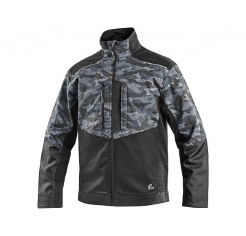 Bluza męska CXS SOLIS FLEX - camo-czarny