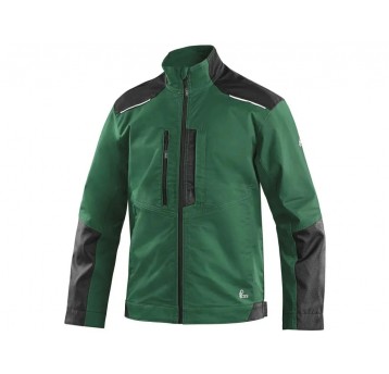 Bluza męska CXS SOLIS FLEX - zielony-czarny