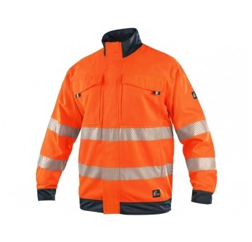 Bluza ostrzegawcza CXS HALIFAX męskie - pomarańczowy-niebieski