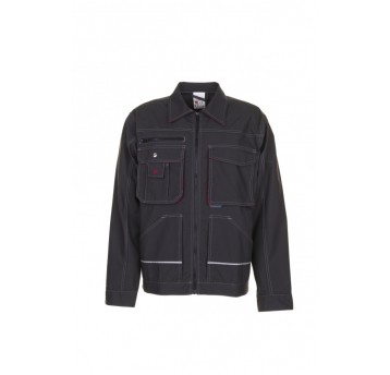 Bluza PLANAM BASALT - antracytowy/czerwony
