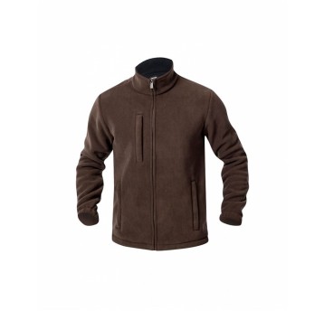Bluza polarowa 450 - brązowy